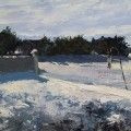Snowy Marsh View