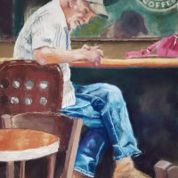 waiting for the wife